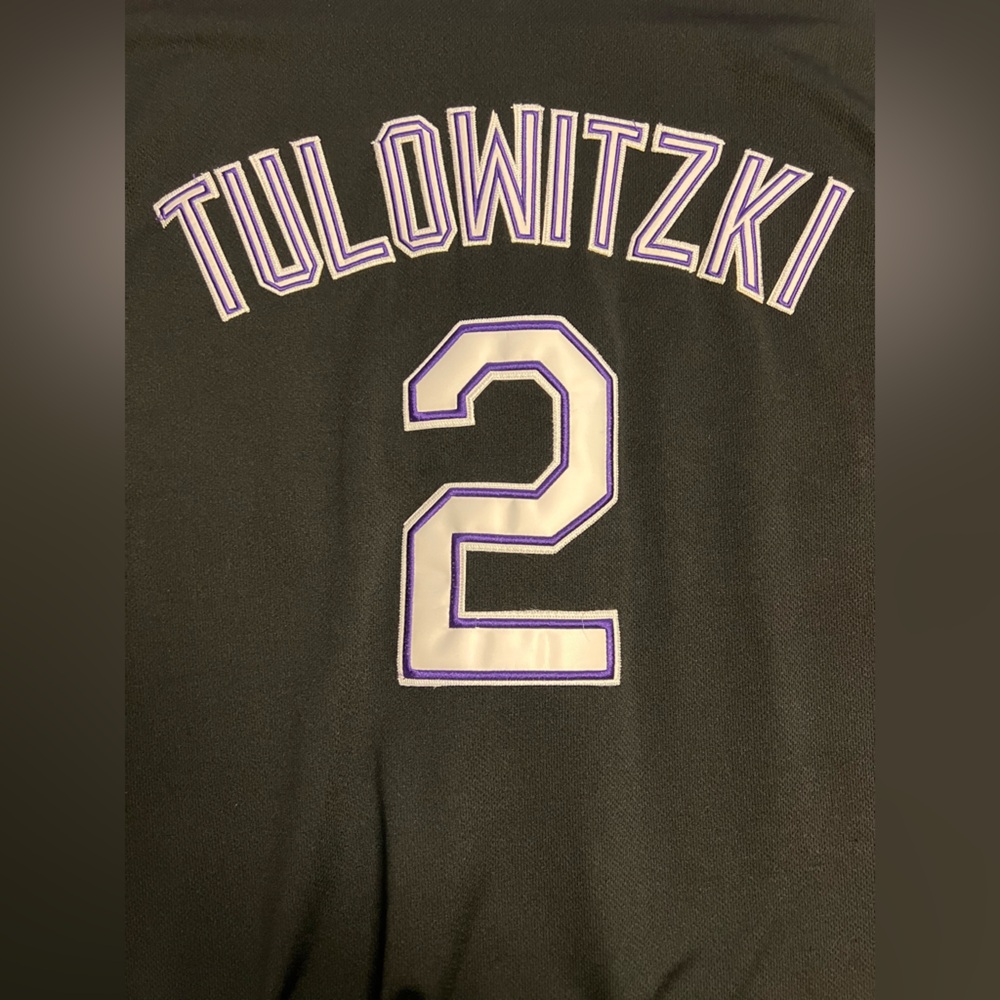 Authentic Tulowitzki Majestic On-Field Colorado Rockies Vest - Picture 5 of 5